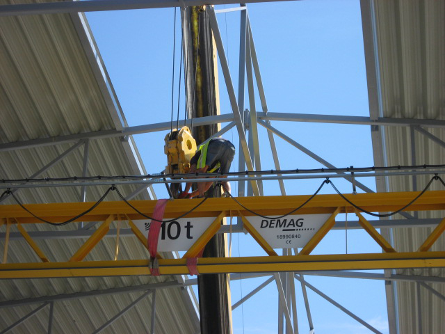 hala magazynowo-produkcyjna Kostrzyn konstrukcja stalowa dach 2