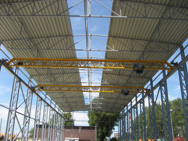 hala magazynowo-produkcyjna Kostrzyn konstrukcja stalowa dach 3