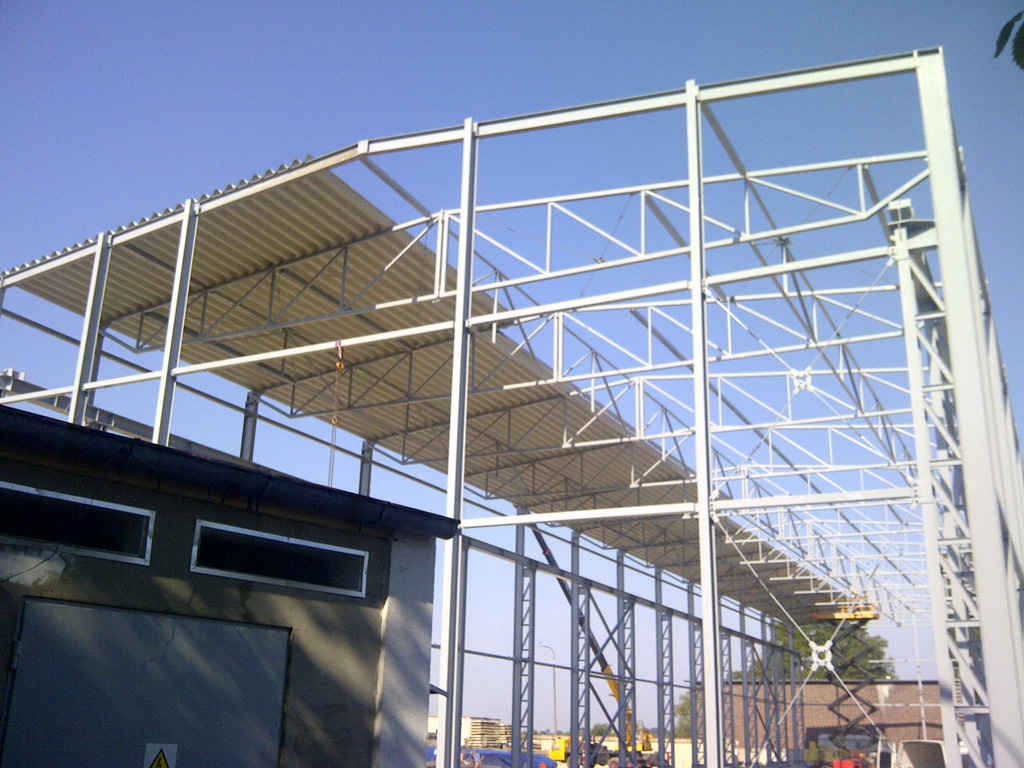 hala magazynowo-produkcyjna Kostrzyn konstrukcja stalowa zewnątrz 1