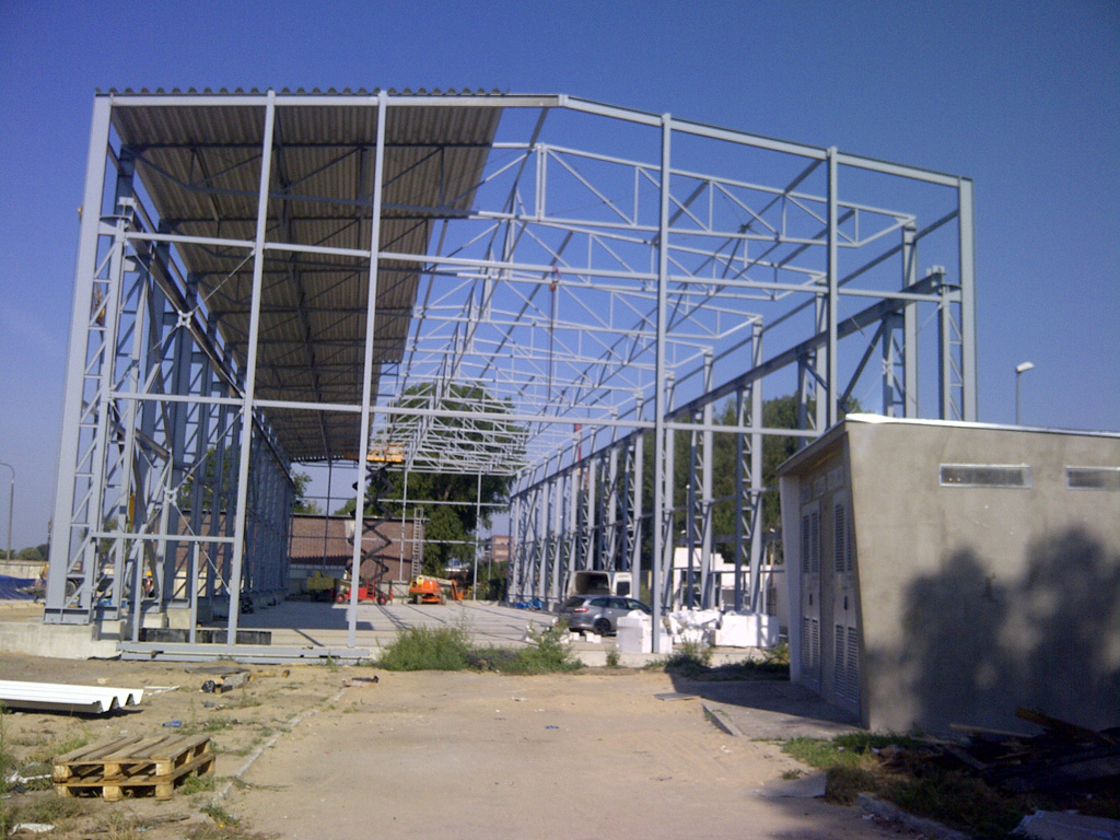 hala magazynowo-produkcyjna Kostrzyn konstrukcja stalowa zewnątrz 2