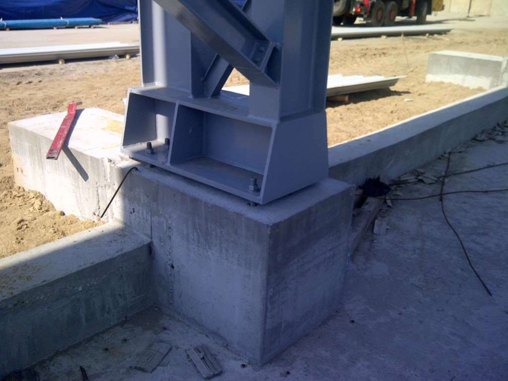 hala magazynowo-produkcyjna Kostrzyn element stalowy