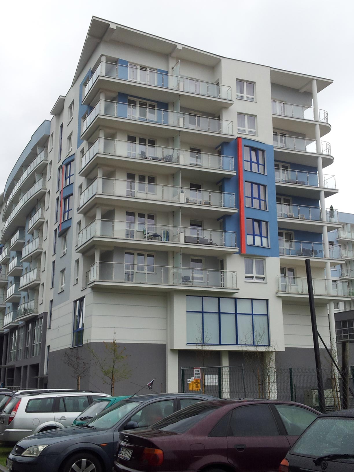 apartamentowiec Diva Kołobrzeg obiekt wykończony zewnątrz 1