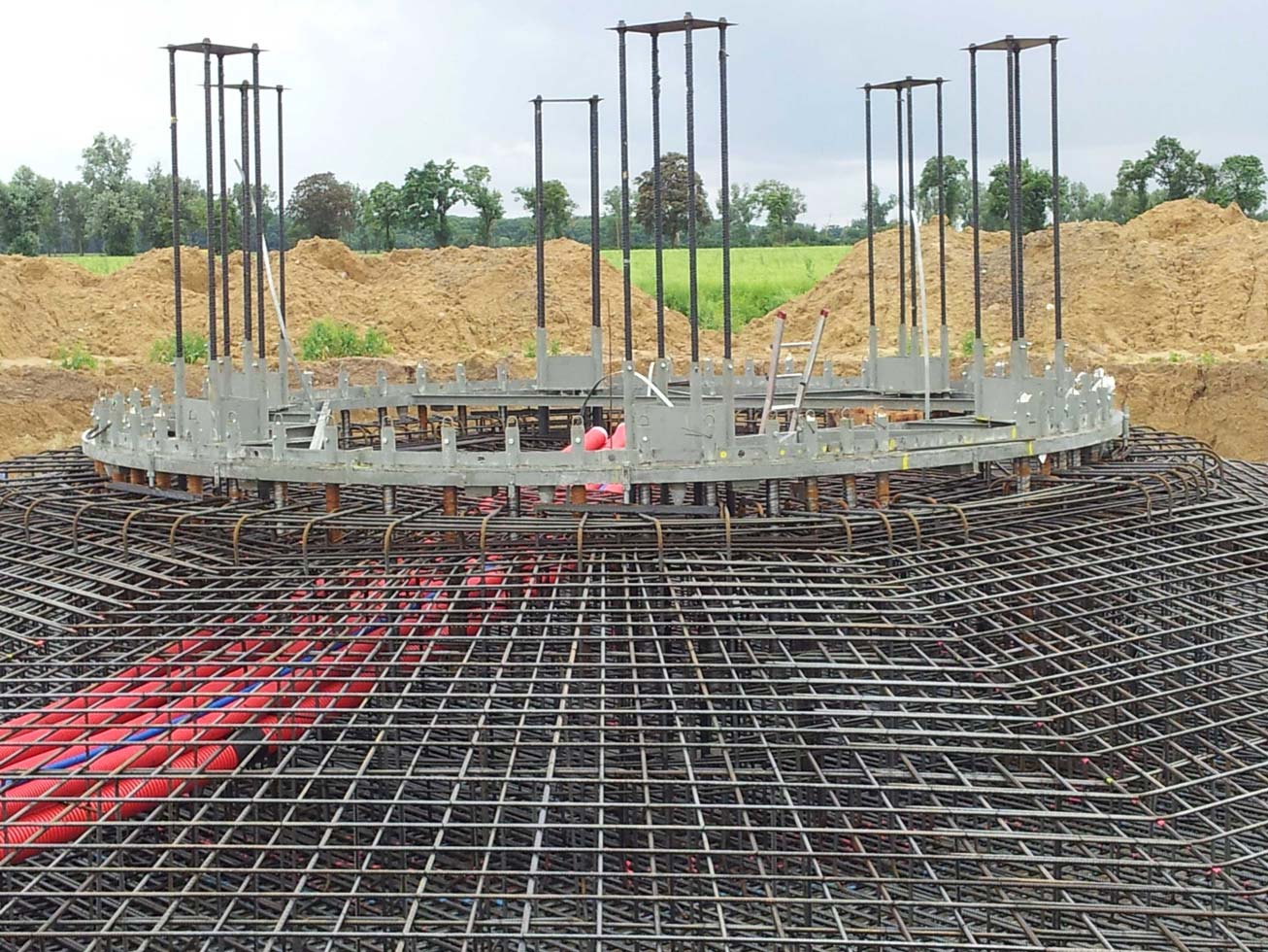 elektrownie wiatrowe Krobia-Ciołkowo konstrukcja stalowa 2