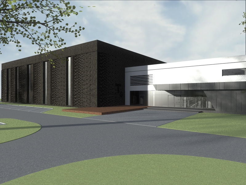 korty tenisowe Szczecin projekt architektoniczny 1